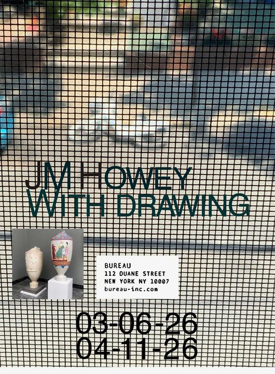 Installation view, JM Howey, Bureau