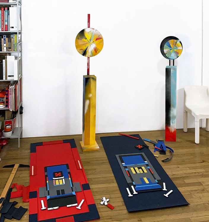 Installation view, Sky on the Floor, Underdonk