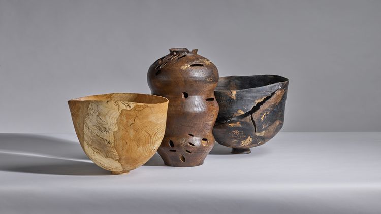Installation view, On Carving, Bending, and Binding Wood, Asian Art Museum · 2026 (2)
