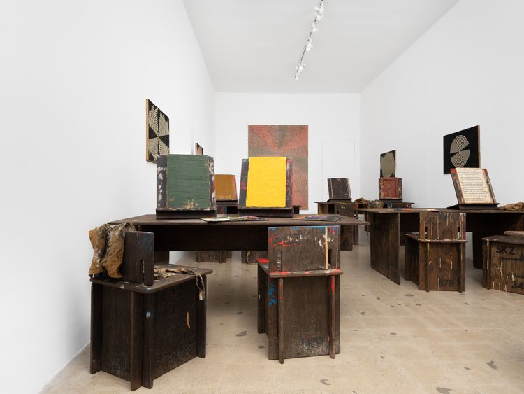 Installation view, SKZ Centimeter Studies Classroom, Timothy Hawkinson Gallery 路 2026 (13)