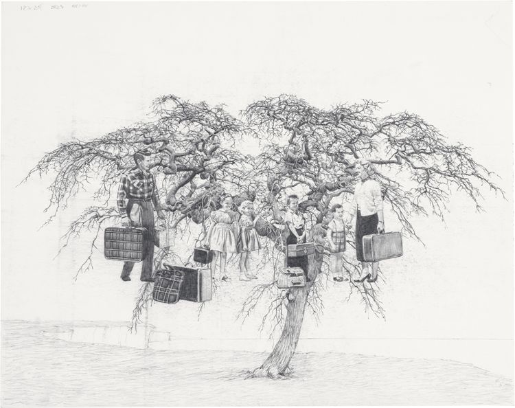 Installation view, Drawings, Gagosian, 821 Park Avenue