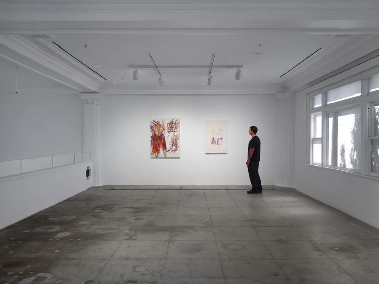 Installation view, Sit So Your Back Isn’t Against The Door, Hauser & Wirth · 2026 (1)