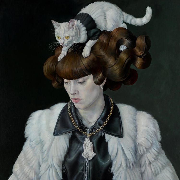 Von Wolfe, Prey, 2026. Oil on canvas, 75 x 75 cm. Courtesy Richard Heller Gallery.
