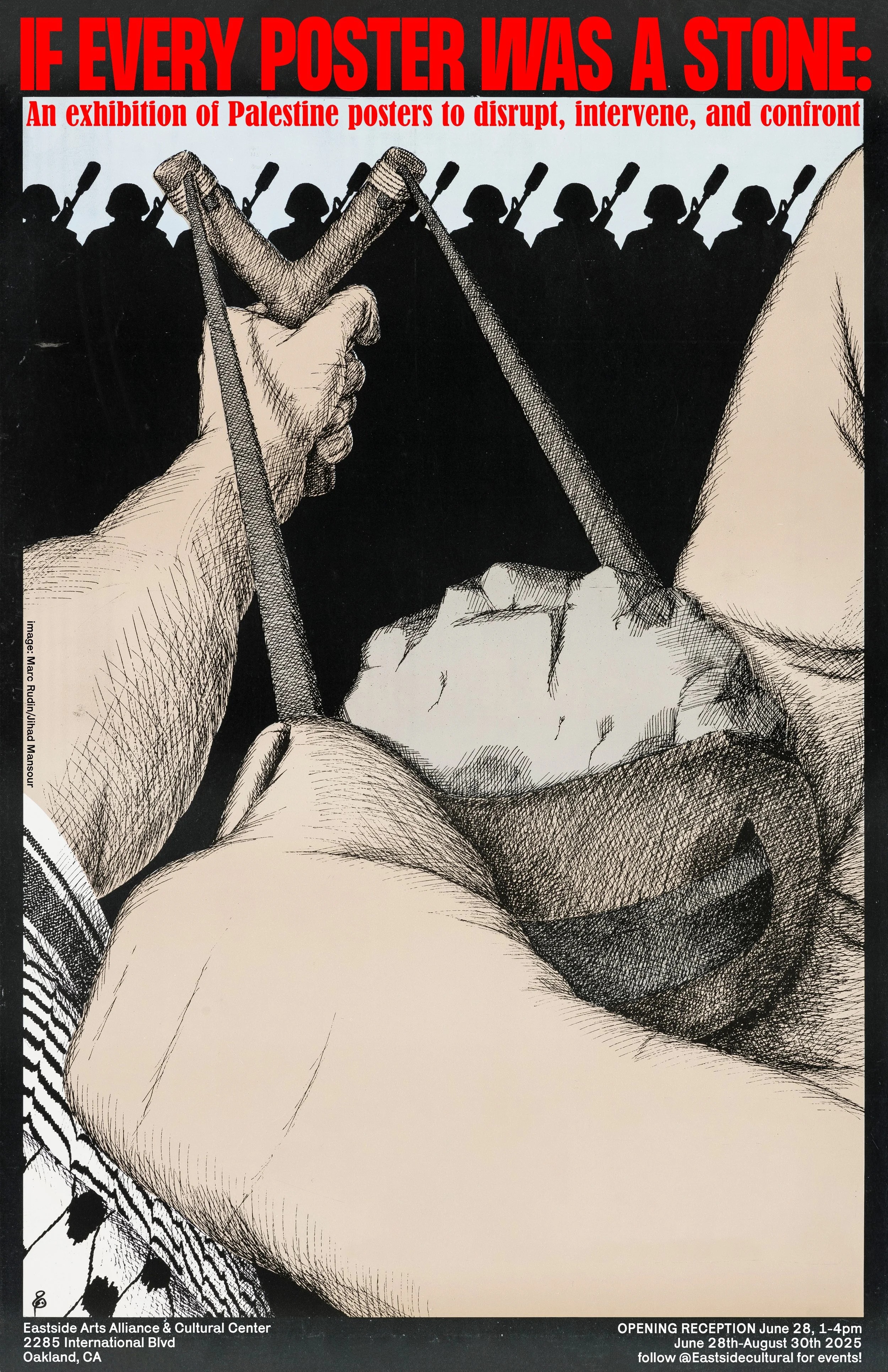 If Every Poster Was a Stone: Palestine Prints to Intervene, Disrupt, and Confront