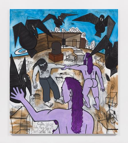 Installation view, Carroll Dunham, Matthew Brown, NYC · 2026 (9)