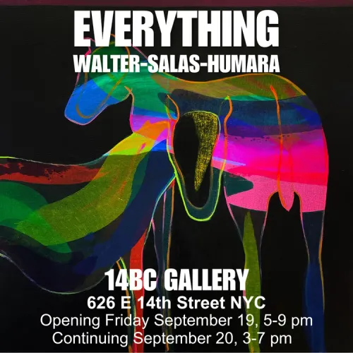 Installation view, Everything, 14BC Gallery