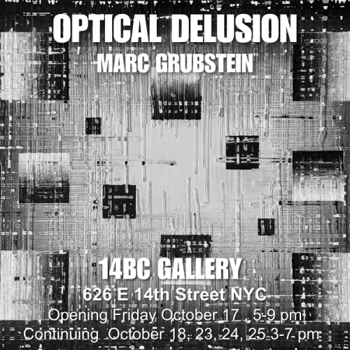 Installation view, Optical Delusion, 14BC Gallery