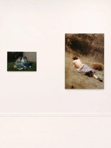 Installation view, The Pulse of Grass and Screen, The Locker Room · 2026 (3)