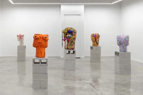 Installation view, I Got a Cut in My Flower Valley, Rajiv Menon Contemporary