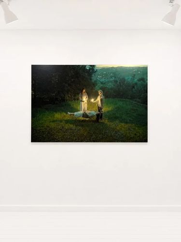 Installation view, The Pulse of Grass and Screen, The Locker Room · 2026 (1)