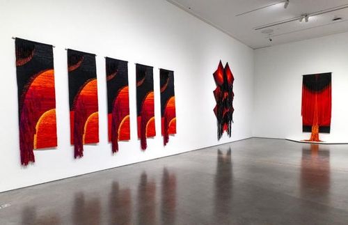 Installation view, Drawing with Thread, Berkeley Art Museum and Pacific Film Archive · 2025 (4)