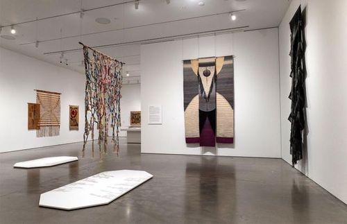 Installation view, Drawing with Thread, Berkeley Art Museum and Pacific Film Archive · 2025 (3)