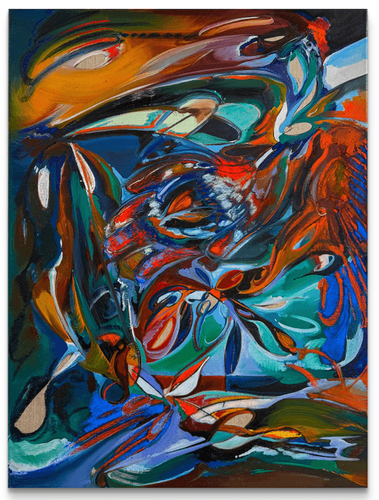Installation view, Night Landing, Half Gallery, New York