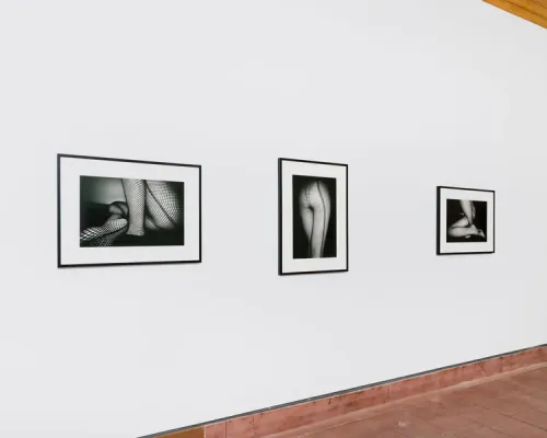 Installation view, One day I was drinking coffee with my girlfriend, Rusha & Co. · 2026 (1)