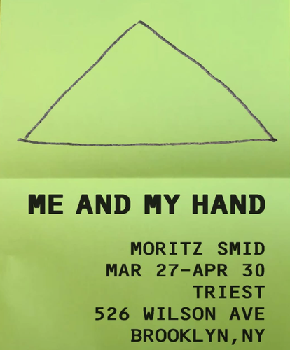 Installation view, Me And My Hand, Triest