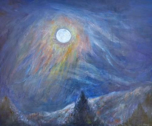Installation view, Moonlights – New Mexico, Blue Mountain Gallery