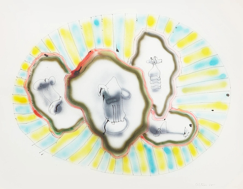 Installation view, Drawings, Franklin Parrasch