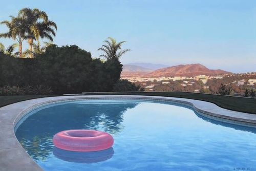 Installation view, Suburban Scenes, Billis Williams Gallery
