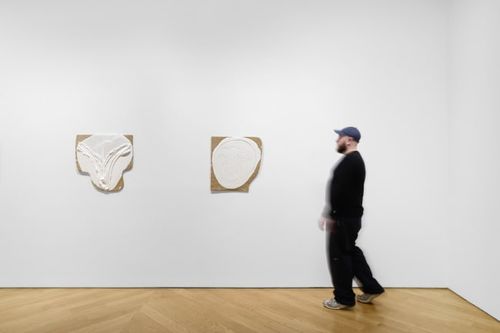 Installation view, Plastered, Anton Kern Gallery