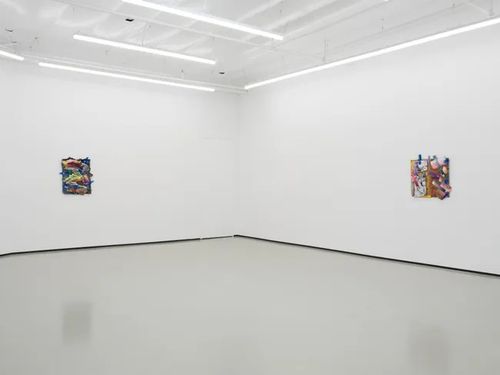 Installation view, Tape Drifts and Figures Reach, Philip Martin Gallery · 2026 (23)