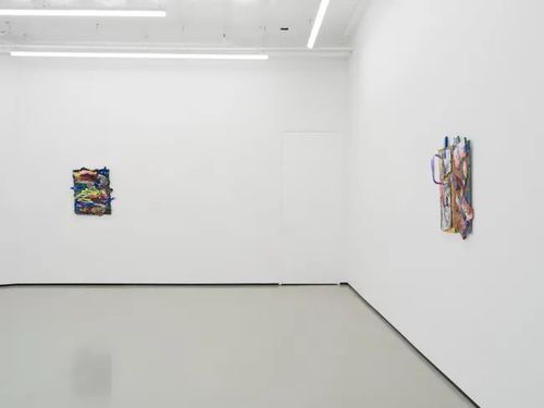 Installation view, Tape Drifts and Figures Reach, Philip Martin Gallery · 2026 (20)