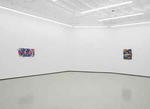 Installation view, Tape Drifts and Figures Reach, Philip Martin Gallery · 2026 (2)