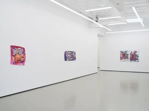 Installation view, Tape Drifts and Figures Reach, Philip Martin Gallery · 2026 (3)
