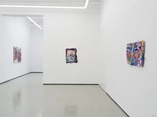 Installation view, Tape Drifts and Figures Reach, Philip Martin Gallery · 2026 (5)