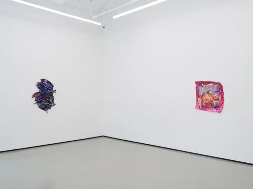 Installation view, Tape Drifts and Figures Reach, Philip Martin Gallery · 2026 (11)