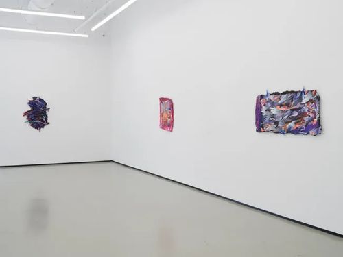 Installation view, Tape Drifts and Figures Reach, Philip Martin Gallery · 2026 (18)