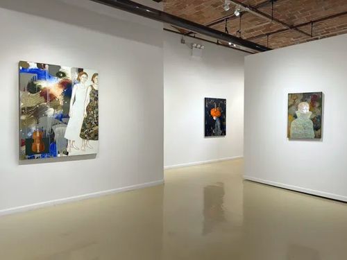 Installation view, The Garden of Invisible Birds: Igor & Marina, Gallery Henoch