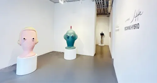 Installation view, Becoming Hybrid, L'SPACE Gallery · 2025 (7)