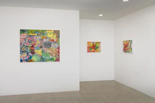 Installation view, Vanessa Prager: Talk to Me, Diane Rosenstein Gallery