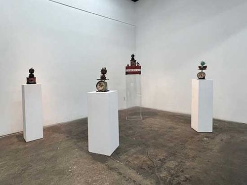 Installation view, Red, White and BLAK: The Black Woman-Key to American Culture, Walter Maciel Gallery · 2025 (4)
