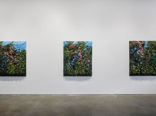 Installation view, Plate Paintings, Mnunchin · 2025 (2)