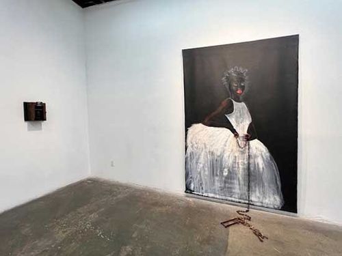 Installation view, Red, White and BLAK: The Black Woman-Key to American Culture, Walter Maciel Gallery · 2025 (2)