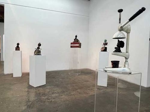 Installation view, Red, White and BLAK: The Black Woman-Key to American Culture, Walter Maciel Gallery · 2025 (3)
