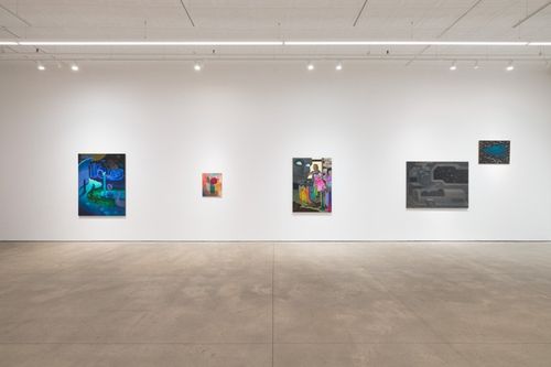 Installation view, Paintings Made for Aliens Above, PPOW, 392 Broadway · 2025 (1)