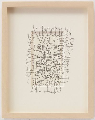 Installation view, New Drawings* *(on Old Paper), Bookstein Projects · 2026 (2)