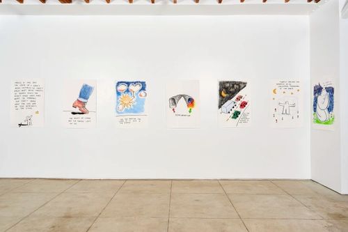 Installation view, Works on Paper, Charlotte Call · 2025 (1)