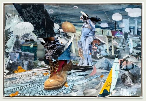 Installation view, The Night Before: Poppies & Parachutes, Marc Straus, Tribeca