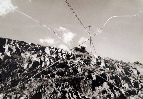 Installation view, From the Series Cancellations, Derek Elller