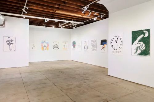 Installation view, Works on Paper, Charlotte Call · 2025 (2)