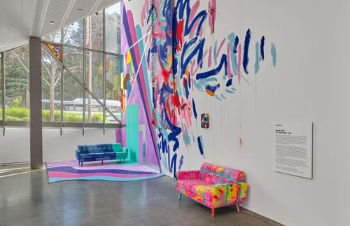 Installation view, To—you know—you, Berkeley Art Museum and Pacific Film Archive