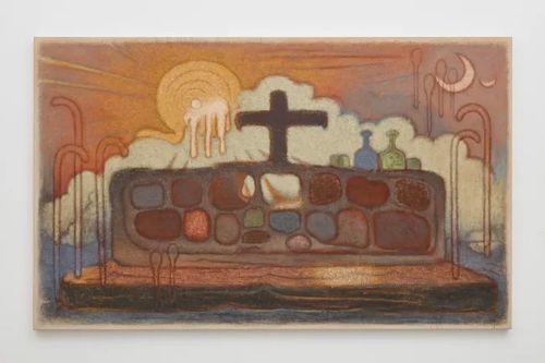 Installation view, Gods Shaped of Mud, Marianne Boesky Gallery, 509 24th Street