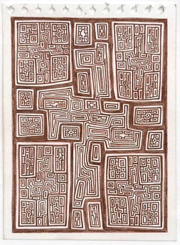 Installation view, New Drawings* *(on Old Paper), Bookstein Projects · 2026 (4)