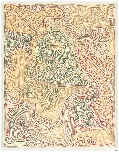 Installation view, New Drawings* *(on Old Paper), Bookstein Projects · 2026 (10)