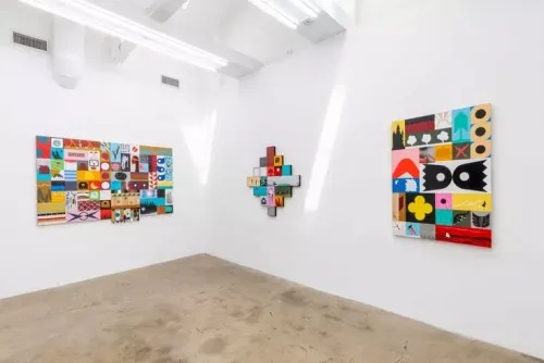 Installation view, In a Time of Darkness, This Is Wonderful News, de boer · 2025 (2)