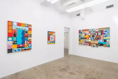 Installation view, In a Time of Darkness, This Is Wonderful News, de boer · 2025 (3)