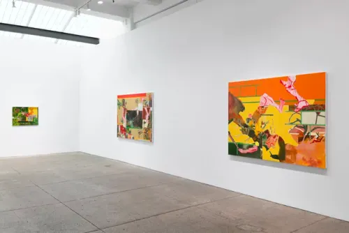 Installation view, Apenas meus cabelos são brancos [Only my hair is white], Galerie Lelong · 2026 (1)